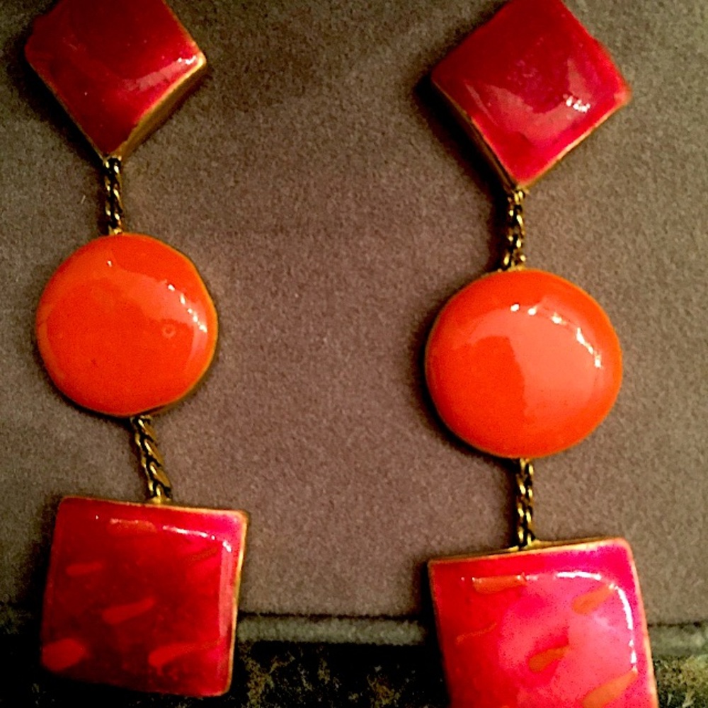 Colorful earrings